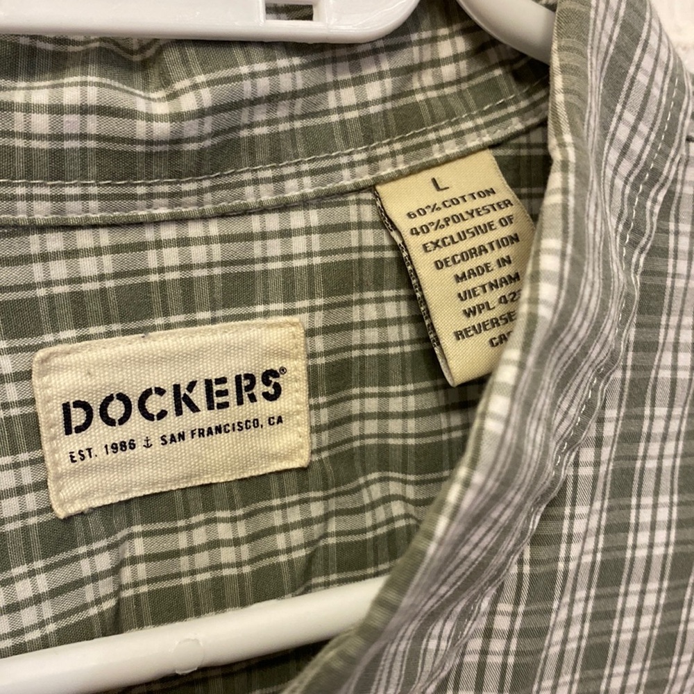Dockers large men’s button down long sleeve shirt